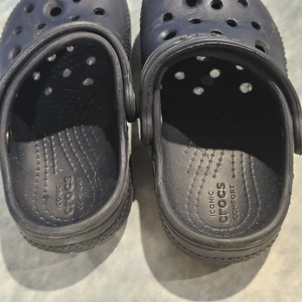 Crocs Classic Clog Navy‎ Blue Toddler Size C8 Kids Shoes